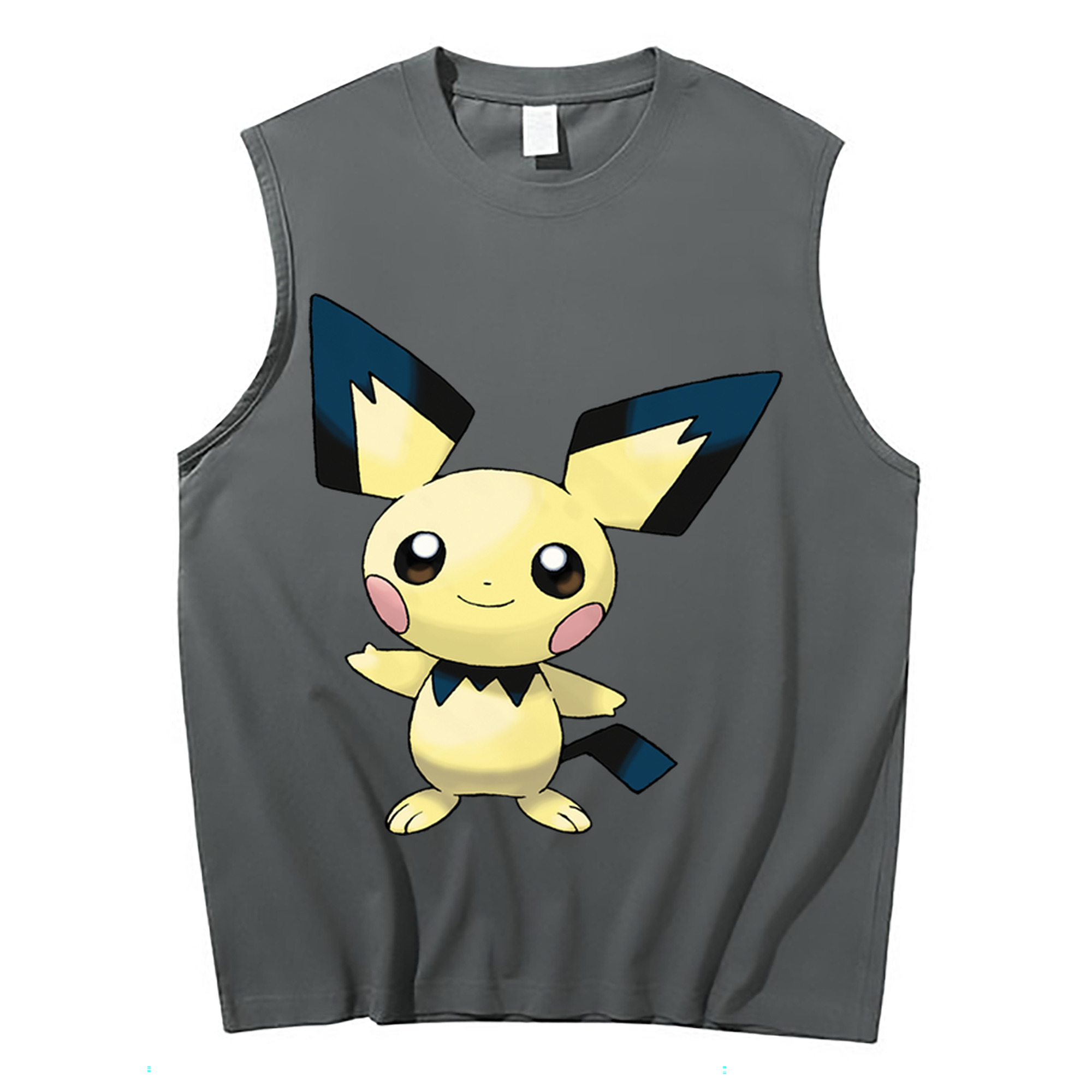 （画像用） ポケットモンスター Pokémon コットン100％タンクトップ（フロントプリント）